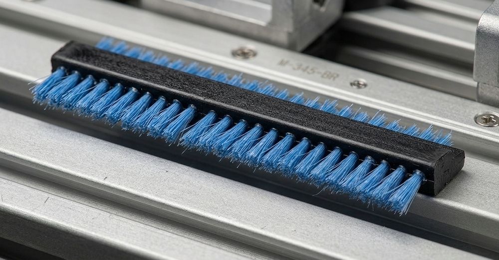 Industrial strip brush